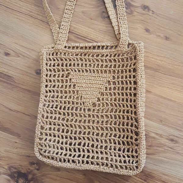 Casual Raffia Tote – Suitable for Beach, City or Picnic