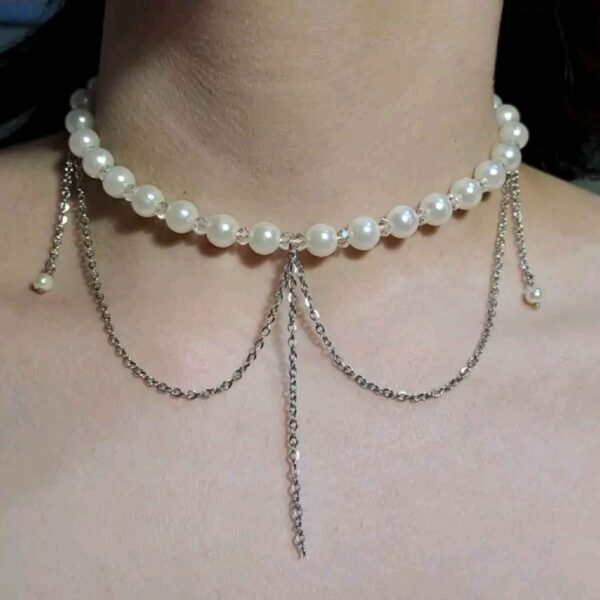 Choker Necklace for Women - Delicate, Elegant & Stylish with Pearl Design (1)