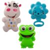 Thumbnail 2: 彩色动物造型婴儿摇铃 – 趣味声音，6 件套