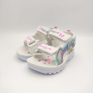 彩色可爱蝴蝶结女童凉鞋 – 时尚童鞋