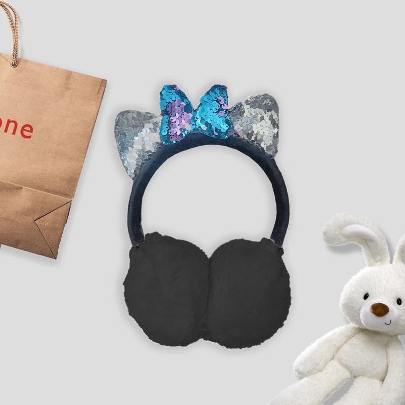 舒适可调节儿童耳罩 – 完美冬季防护