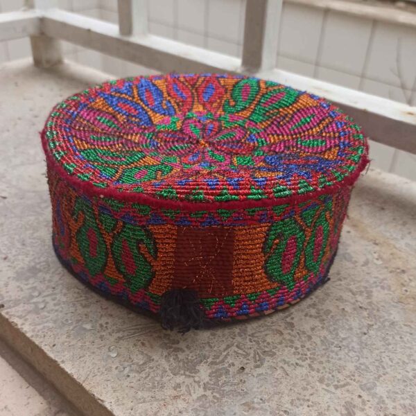 Cultural Embroidery Hat – Artisan-Made Ethnic Needlework Headwear (3)