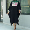 Elegant Black Abaya-Style Mantu – Summer Wear with a Perfect Fit and Indian Embellishments (1)
