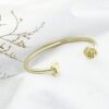 Elegant Knot-Style Bracelet – Non-Fading & Hypoallergenic, Everyday Use in Gold (1)