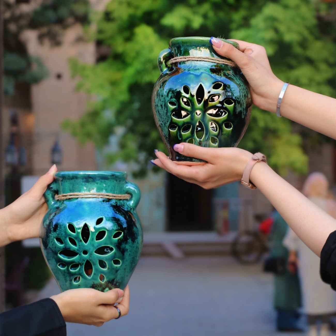 Main image of 田园风挂墙花盆 – 绿色情境几何设计灵感（2件）