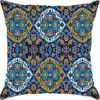 Floor Pillow – Suitable for Cozy Vibe in Any Room with floral Pattern in Navy Blue (2)