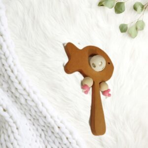 Gentle Joy 木制婴儿摇铃 – 宝宝的第一声响