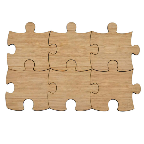 Geometric Puzzle Coasters – Add a Clever Touch to Your Decor (6x)