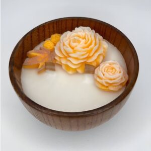 适合作为礼物的乡村木质罐蜡烛 – 装饰与独特礼品首选