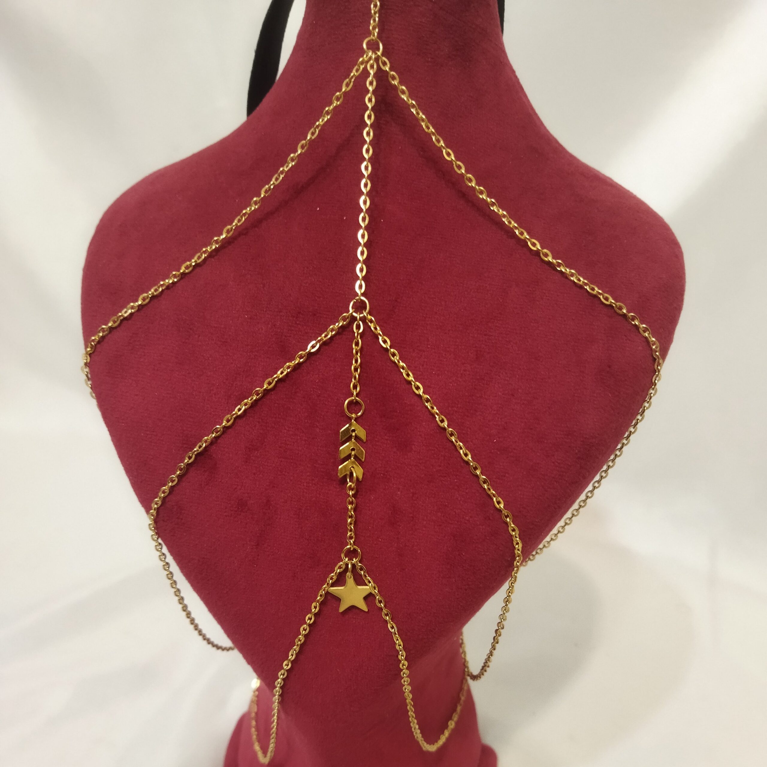 女士金星大腿链饰品 – 适合节日和拍照