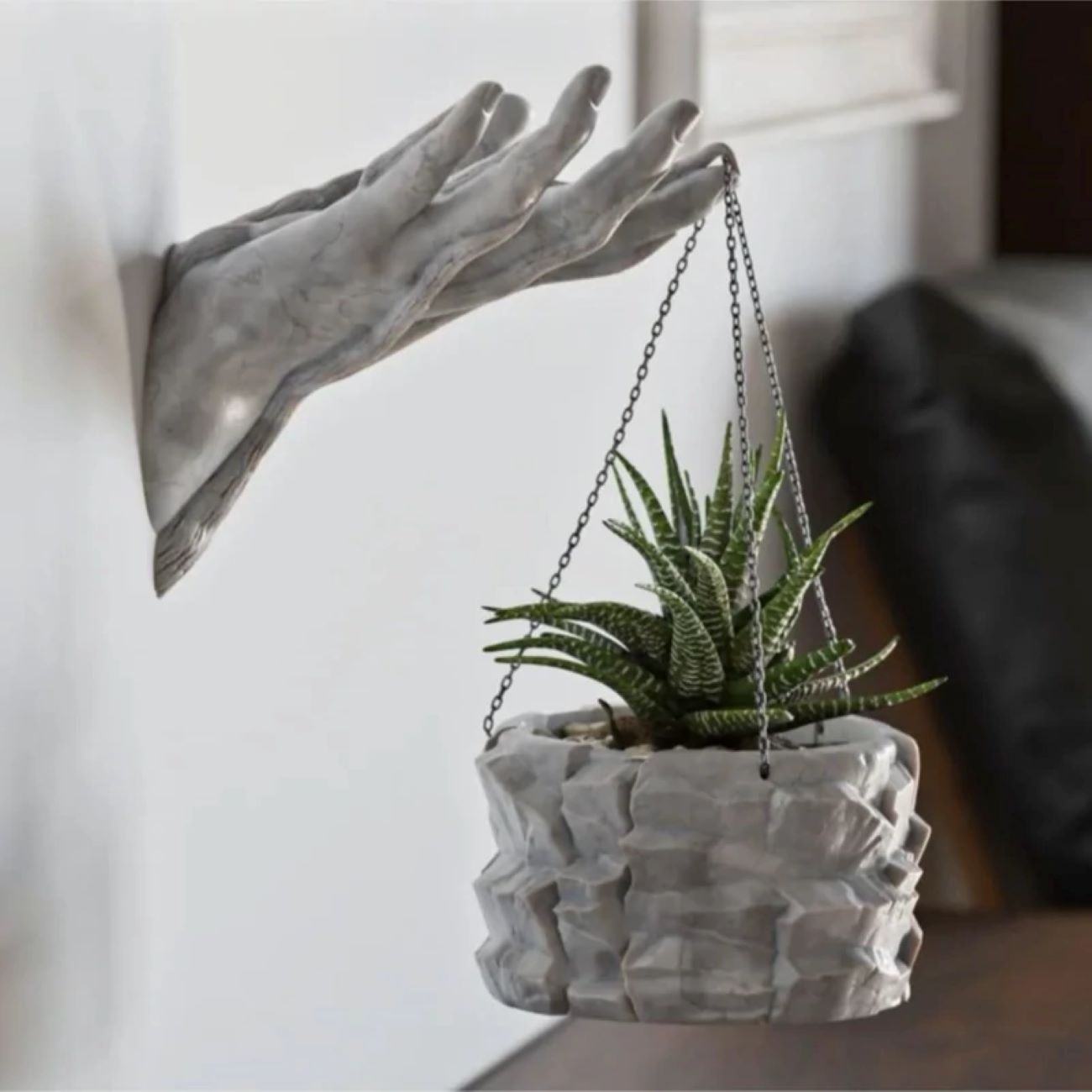 Main image of 手型挂墙花瓶 | 3D 打印 ABS 材质艺术家居装饰