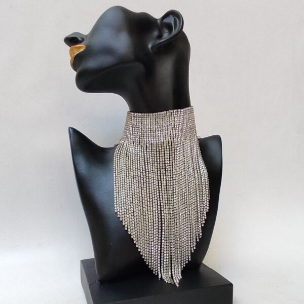 Handmade Crystal Choker Necklace – Elegant & Luxurious Perfect for Wedding & Party (1)