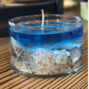 手工海洋玻璃罐蜡烛 – 适合海岸与航海风格室内