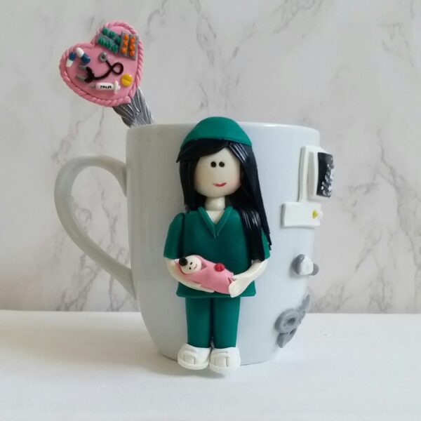 High-Quality Ceramic Mug with Inspiring Midwife Design (1)