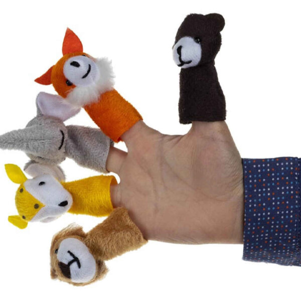 Jungle Finger Puppets – Suitable for Imaginative Play, Set of 5 (2)