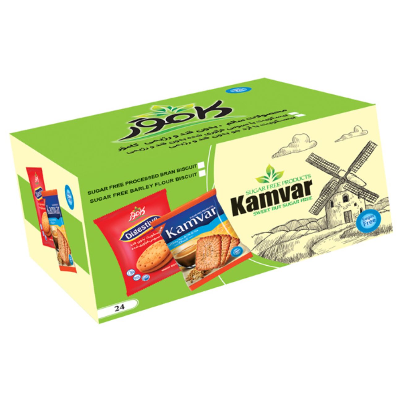 Main image of 康瓦尔 无糖全麦饼干 – 300克