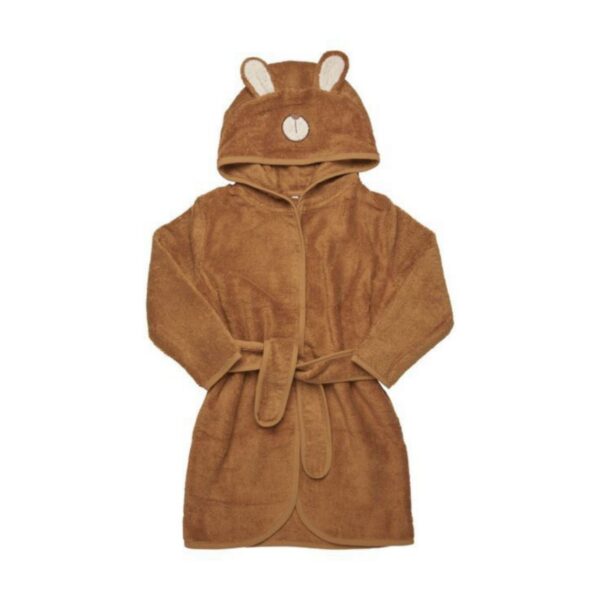 Kids' Bathrobe Towel – Teddy Bear , Size 80 4-6 Years