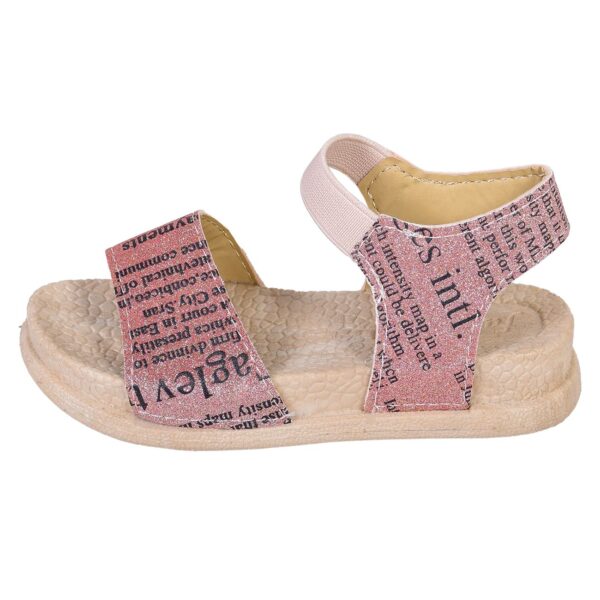 Kids Fashionable Sandals with Metallic Finish and Adjustable Elastic Band – Stylish Footwear (1)