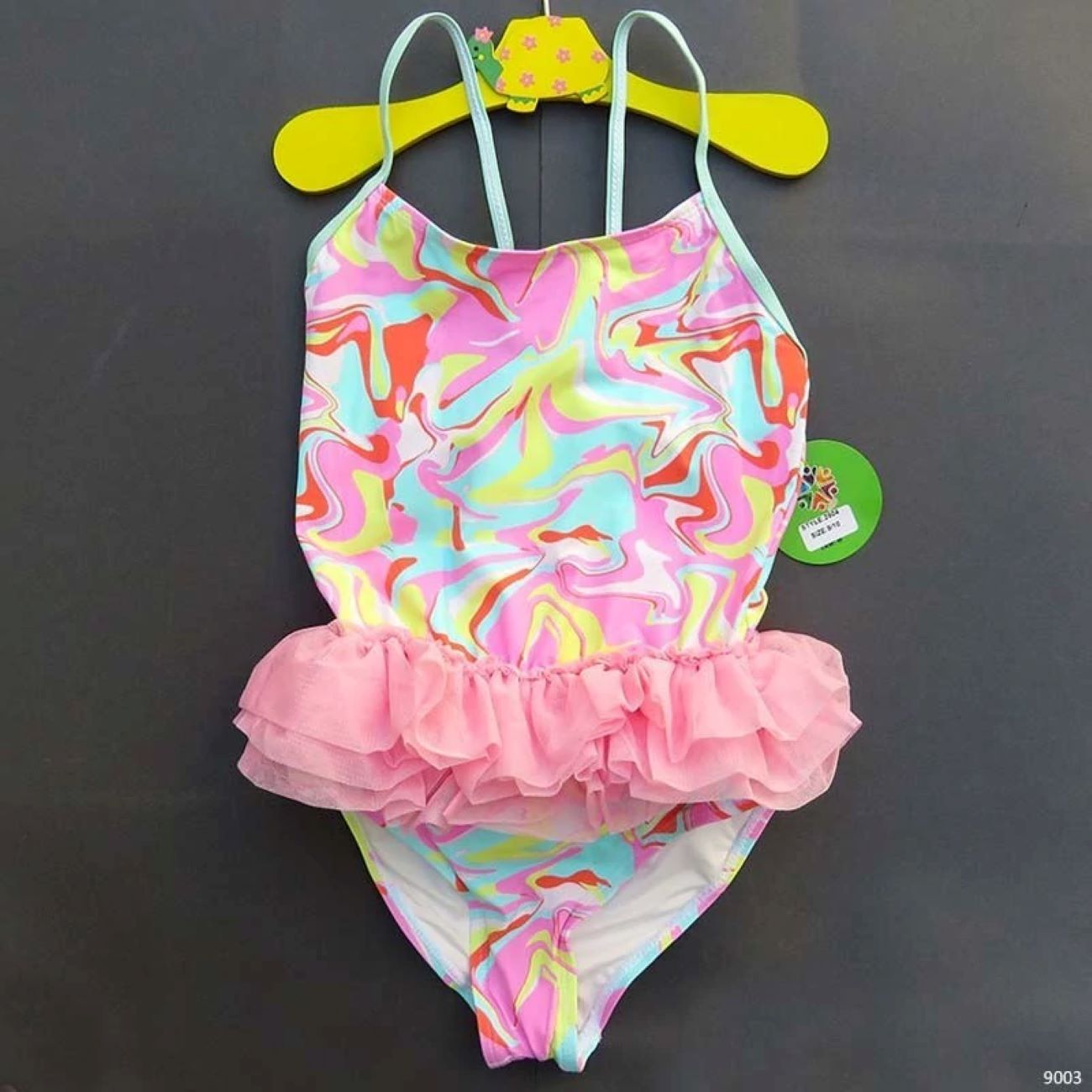 Main image of 儿童泳装 – 双层弹力面料，可调节肩带（9-12 岁）