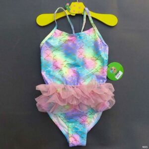 儿童美人鱼泳装 – 高品质双层设计（5-6 岁）