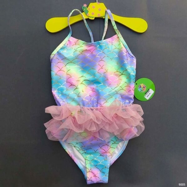 Kids Swimwear Mermaid Design High-Quality, Double-Layered (5-6 Years) (4)
