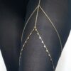 Layered Star Thigh Chain – Unique Star-Themed Leg Jewelry