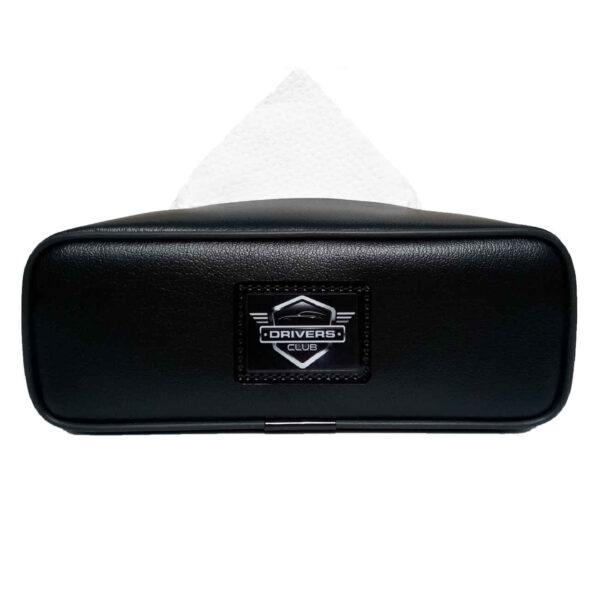 Leather Car Tissue Holder - Convenient Design for Back Seat & Dashboard (3)