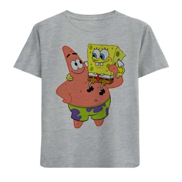 Lightweight Cotton T-Shirt for Children – Unisex Design SpongeBob Design