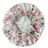 Lightweight Flamingo Print Satin Bonnet – Suitable for Comfortable Sleep