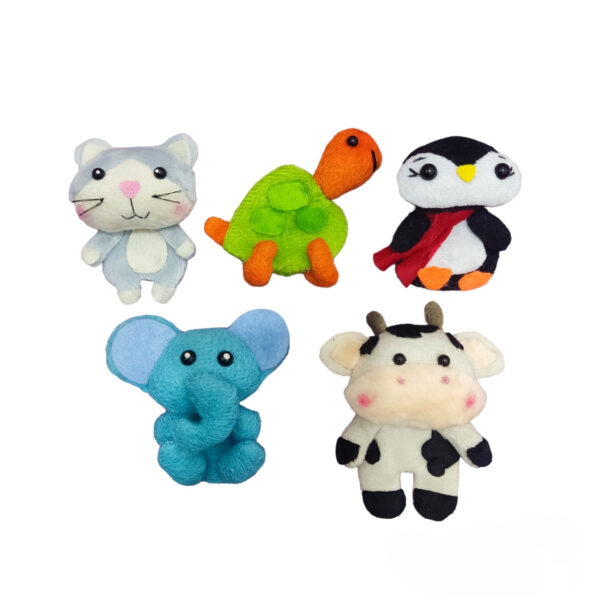 Mini Finger Animal Puppet – Fun Learning Toys for Ages 3+, Set of 5 (2)