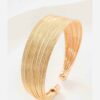 Minimalist Cuff Bracelet for Women, Adjustable & Elegant – Multi-Row