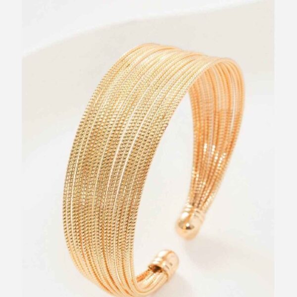 Minimalist Cuff Bracelet for Women, Adjustable & Elegant – Multi-Row