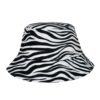 Packable Zebra Travel Bucket Hat – Suitable for Warm Weather and Sun Protection