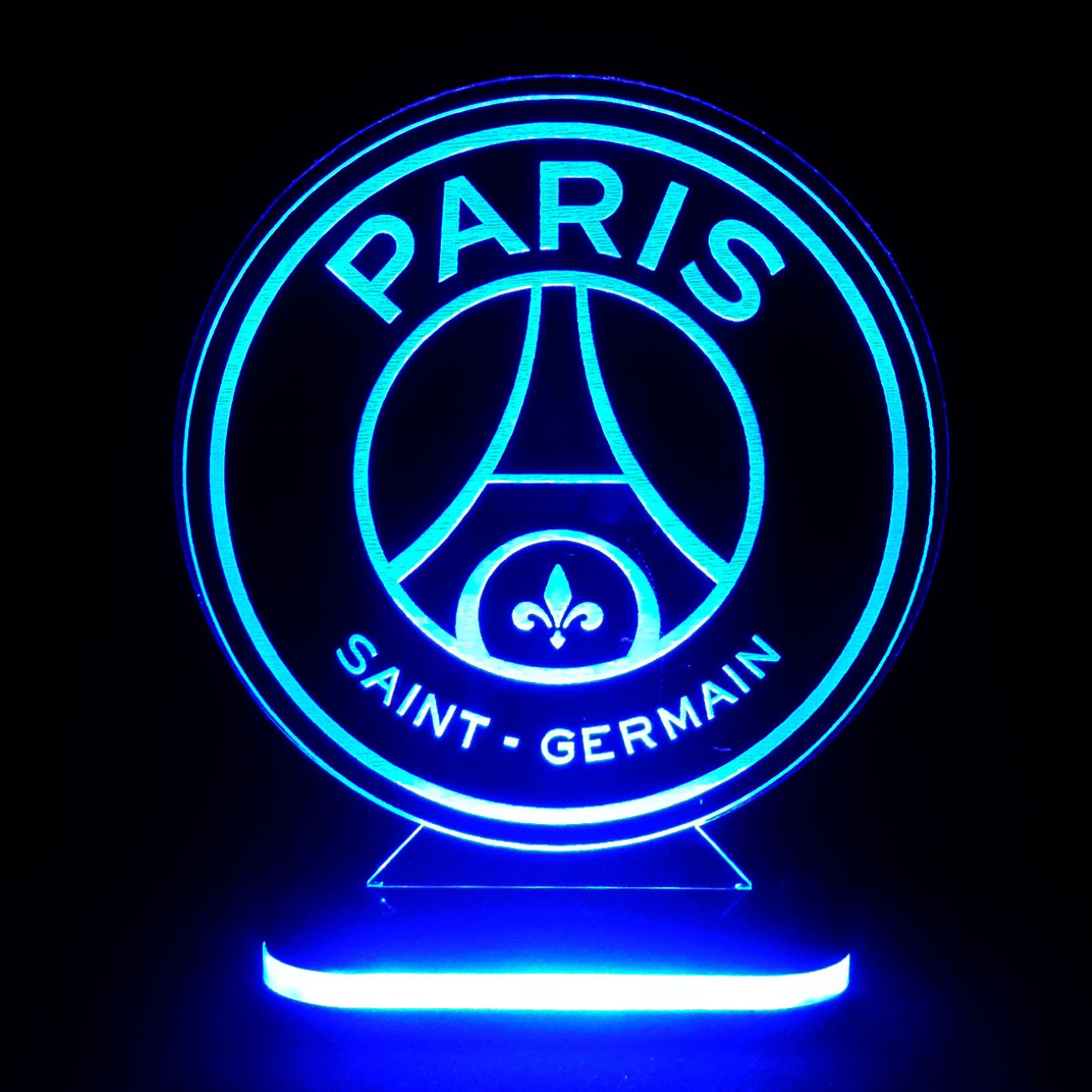 巴黎圣日耳曼队标设计夜灯