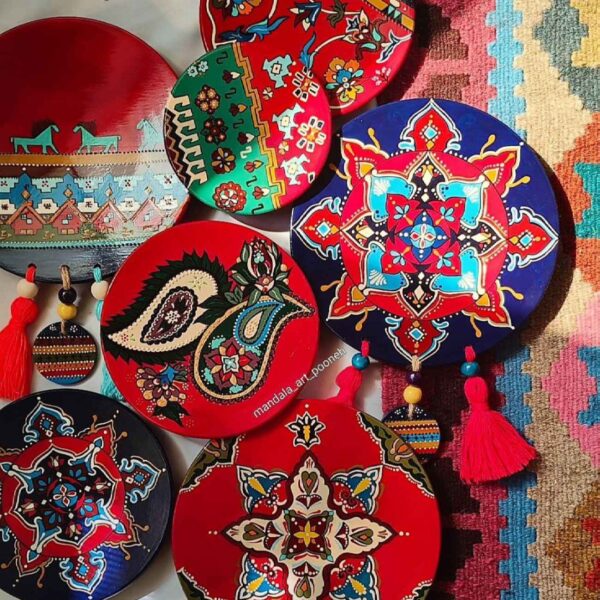 Persian Decorative Plates – Handmade Pottery Gift Set Inspired by Iranian Heritage