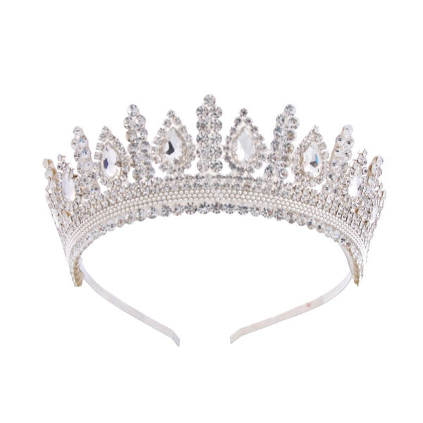 Princess Style Crystal Tiara – Suitable for Weddings, Quinceañeras & Balls