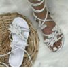 Romani Inspired Gladiator Sandals in Butterfly Design – Suitable for Unique Summer Fashion