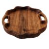 Rustic Wooden Tray with Natural Deformed Shape – Suitable for Display & Organizing