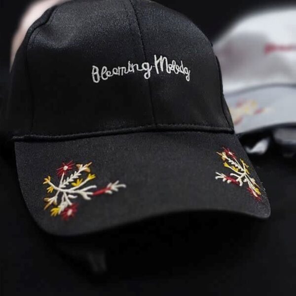 Satin Baseball Cap in Black – Suitable for Minimalist Looks