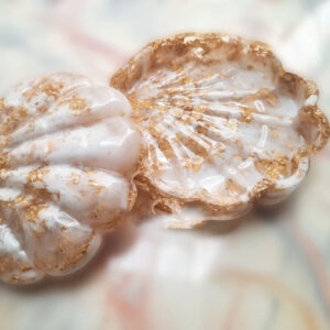 贝壳形树脂首饰架 – 收纳戒指、耳环及小配饰