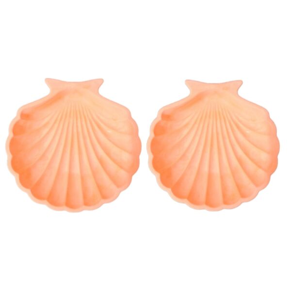 Shell-Shaped Jewelry Holder Concrete Material in 2 Pcs (3)