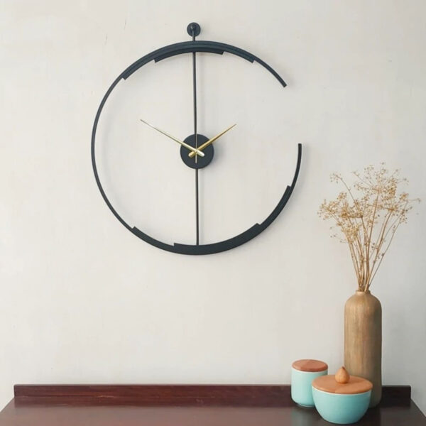 Slim Frame Wall Clock – Minimal Metal Decor for Office or Home