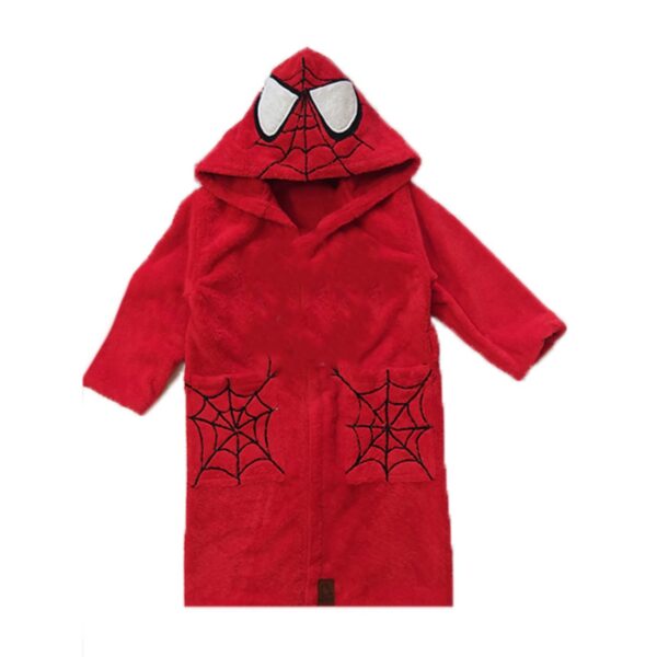 Spider-Man Hooded Bathrobe Towel – Size 60×40 cm (2)
