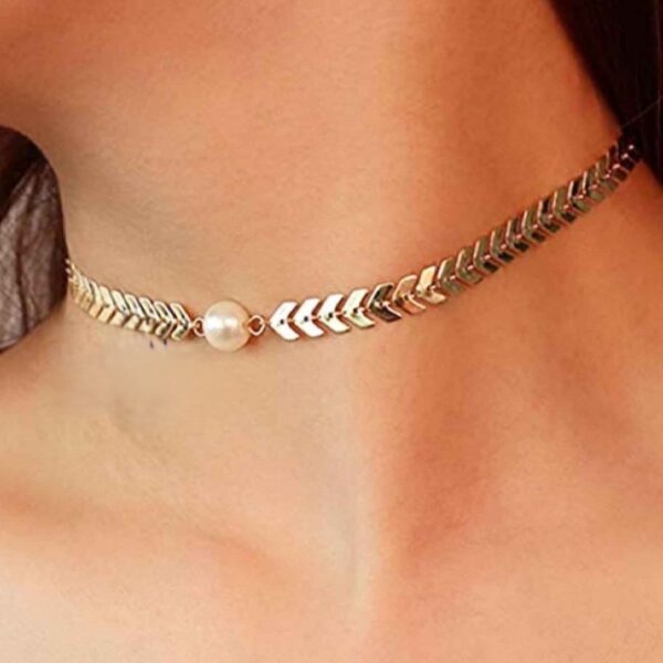 Steel Choker Necklace – Minimalist, Durable & Stylish for Everyday Wear (1)
