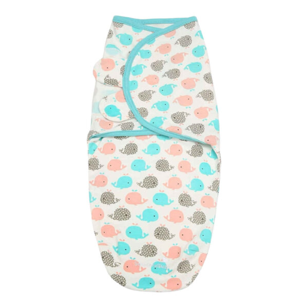 Swaddle for Different Season – Best Choice for Comfort & Calm with Whale Pattern (1)
