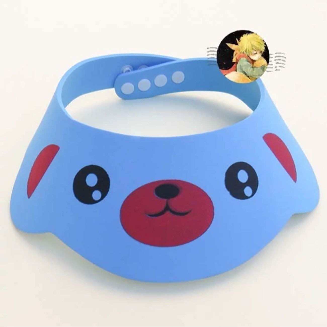 防泪婴儿洗澡护盾 – 柔软硅胶可调节洗发帽