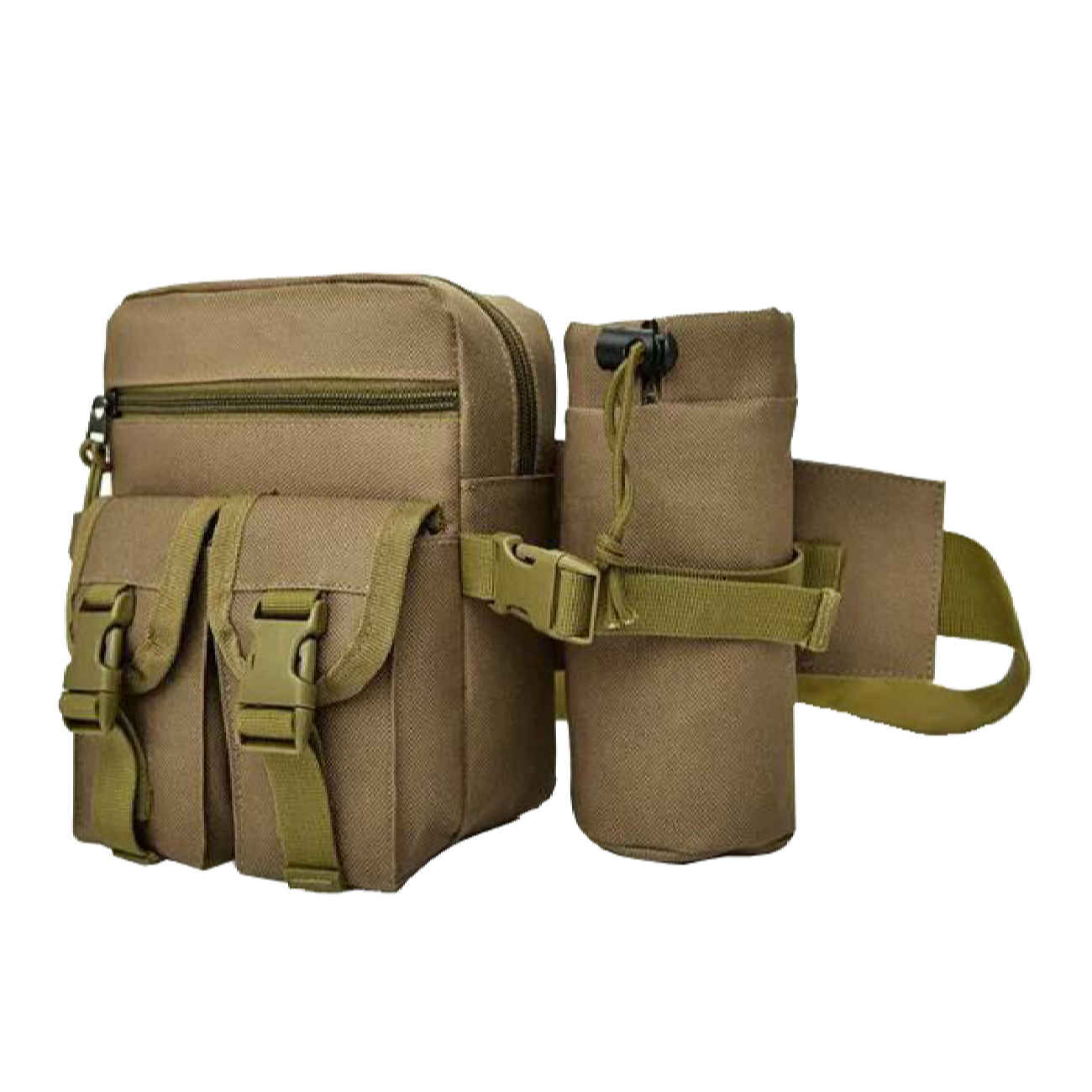 Main image of 终极帆布战术腰包 – 适合战术、应急及户外用途，配有四个口袋