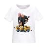 Ultra-Soft 100% Cotton Short Sleeve T-Shirt for Kids – Minion Family Design (1)