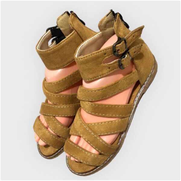 Women's Fashion Flat Gladiator Sandals – Summer Essential with Easy Zipper 2
