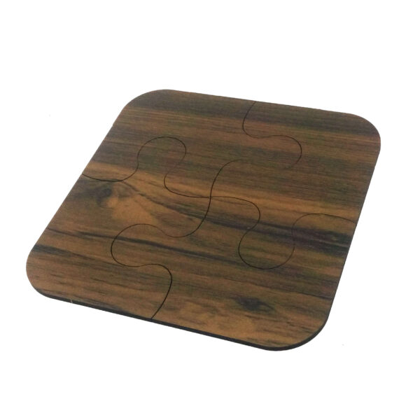 Wooden Puzzle Coaster Set – Suitable for Coffee Tables & Home Decor (4x)